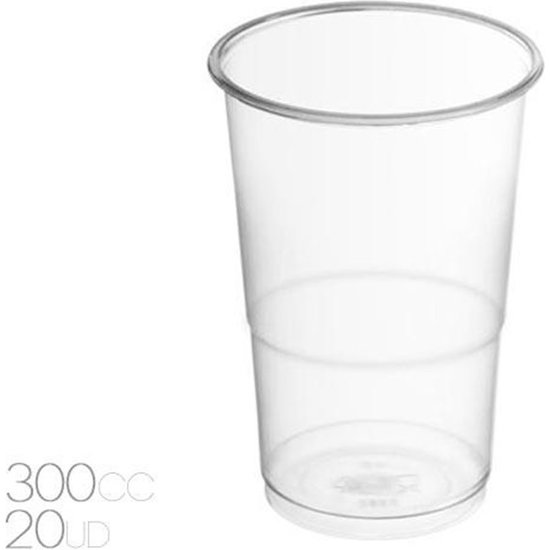 Comprar Vasos Plástico X 20uni. 300 Cc.tranparente