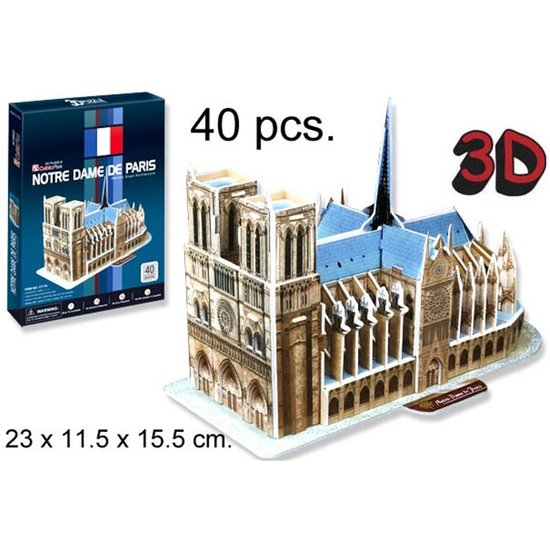 3D PUZZLE NOTRE DAME DE PARIS FRANCIA