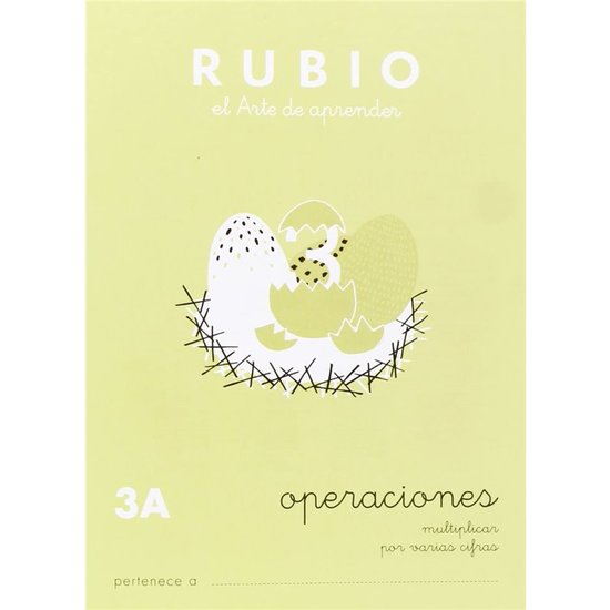 Comprar Cuaderno Rubio Operaciones 3a