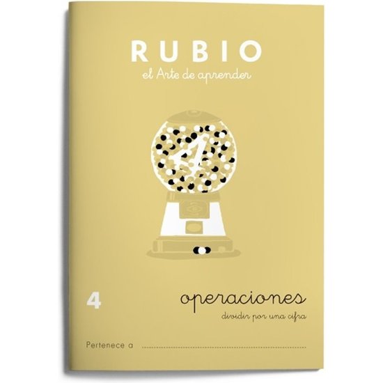Comprar Cuaderno Rubio Operaciones 4
