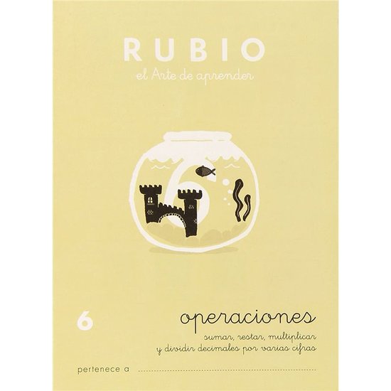 Comprar Cuaderno Rubio Operaciones 5a