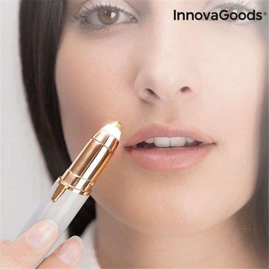 DEPILADORA DE PRECISIÓN CON LED PARA VELLO FACIAL