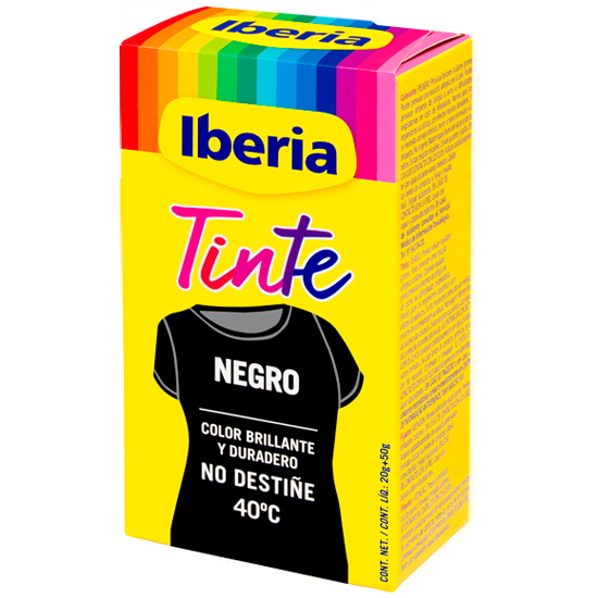 Comprar Iberia Tinte Para Ropa- Negro