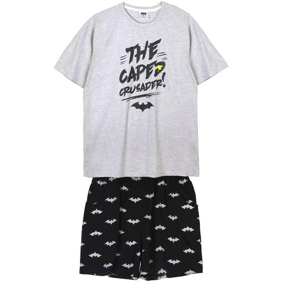 Comprar Pijama Corto Single Jersey Punto Batman Gray