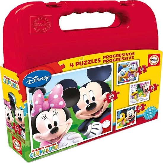 Comprar Maleta Educa Puzzles Progresivos Mickey Mouse