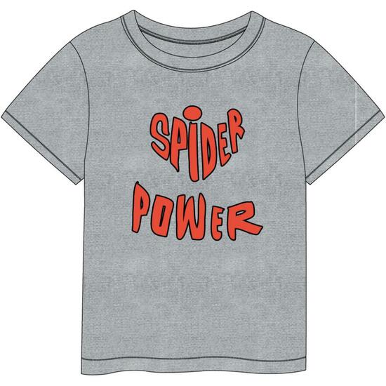 Comprar Camiseta Corta Single Jersey Spiderman - Gris