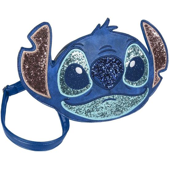 Bolso Bandolera 3d Polipiel Disney Stitch - Azul