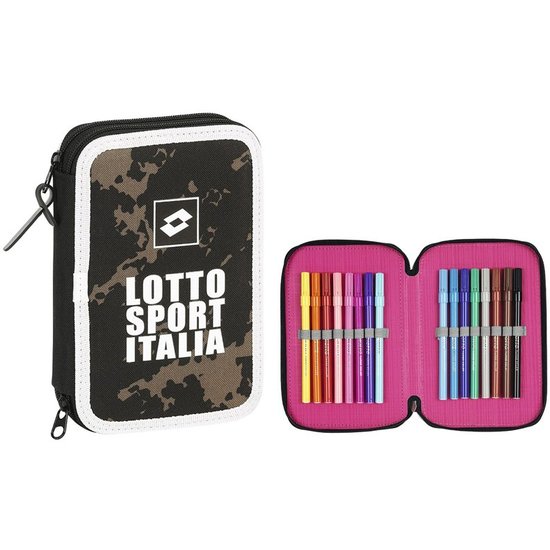 Comprar Lotto - Plumier Doble, Diseño Italia, 34 Piezas, 13 X 20 Cm