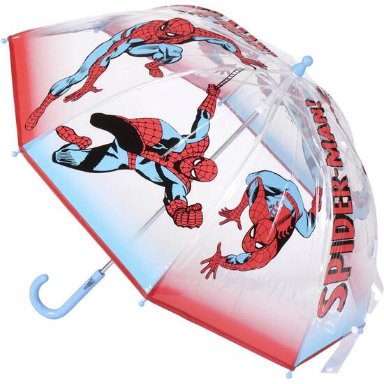Paraguas Manual Poe Burbuja Spiderman Red