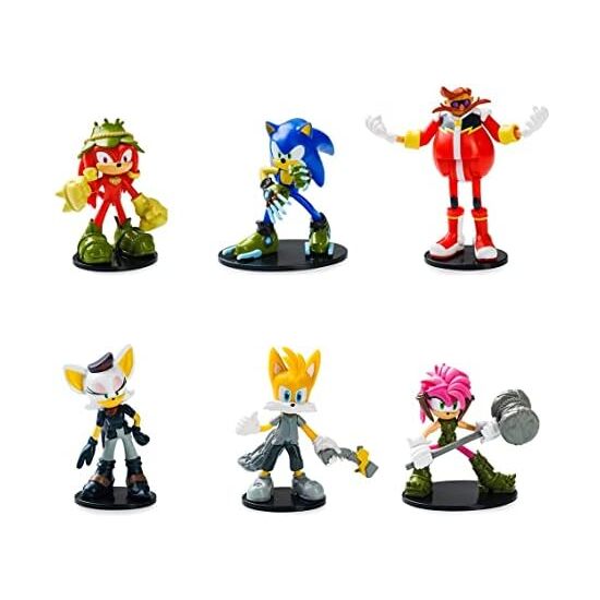 Comprar Pack 6 Figuras Sonic Articuladas