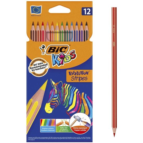 Comprar Colores Bic Kids Evolution Stripes