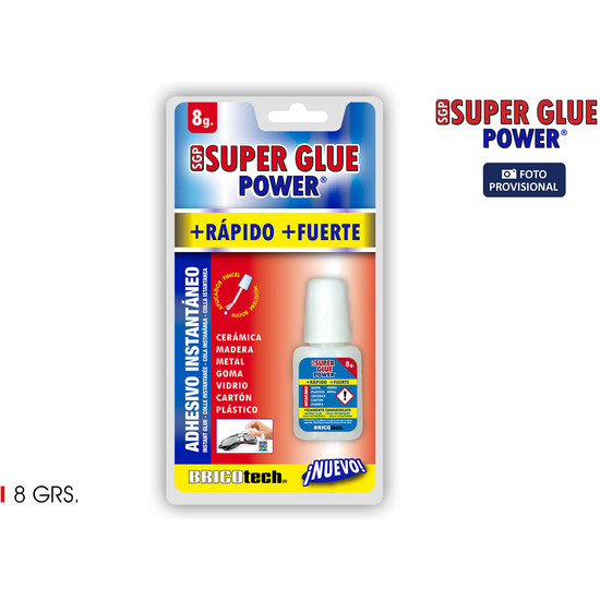 Comprar Super Glue Power Botella Pincel 8gr