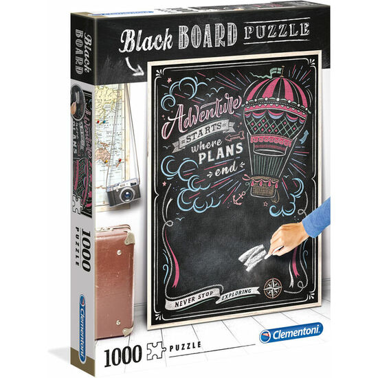 PUZZLE TRAVEL BLACK BOARD 1000PZS