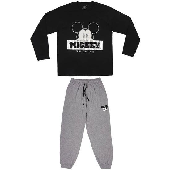 PIJAMA LARGO HOLOGRAFICO SINGLE JERSEY MICKEY CERDA