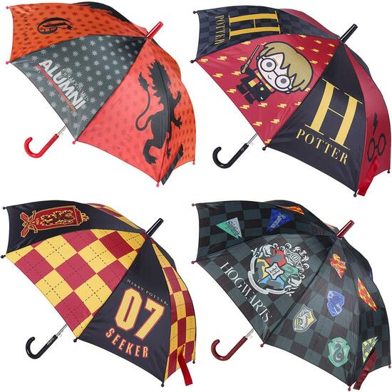 Comprar Paraguas Automático Harry Potter Hogwarts - Rojo - 45cm
