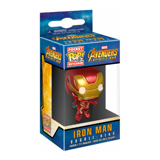 Llavero Pocket Pop Marvel Avengers Infinity War Iron Man