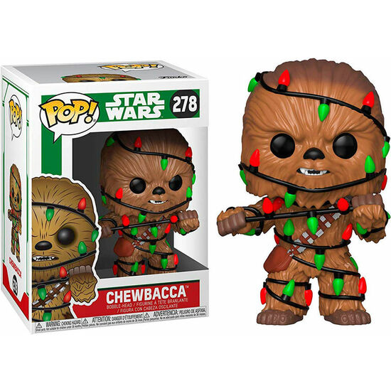 Comprar Figura Pop Star Wars Holiday Chewie With Lights
