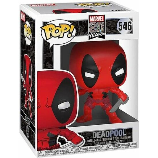 Figura Pop Marvel 80th First Appearance Deadpool