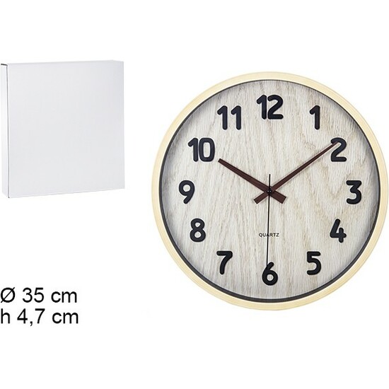 Comprar Reloj De Pared Redondo 35cm