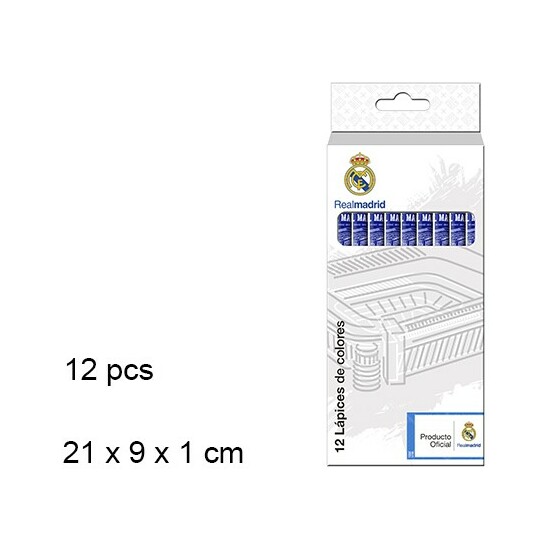 Comprar 12 Lapices De Colores Real Madrid