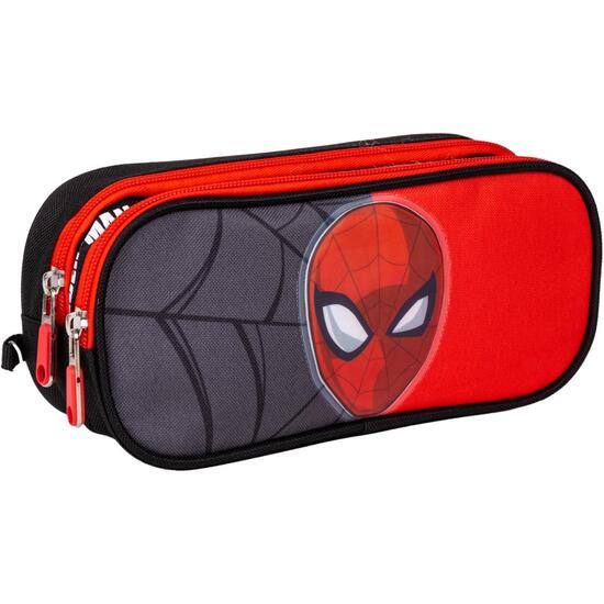 Comprar Estuche Portatodo 2 Compartimentos Spiderman Black