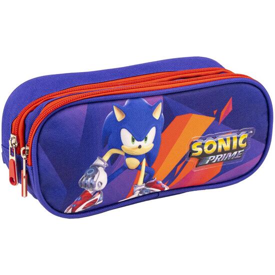 Comprar Estuche Portatodo 2 Compartimentos Sonic Prime Purple