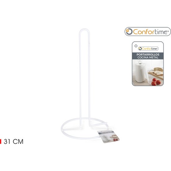 PORTARROLLOS COCINA METAL 31CM CONFORTIME CONFORTIME
