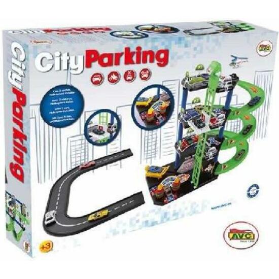 Comprar Parking City 2 Coches+helicoptero 67x50x52 Cm