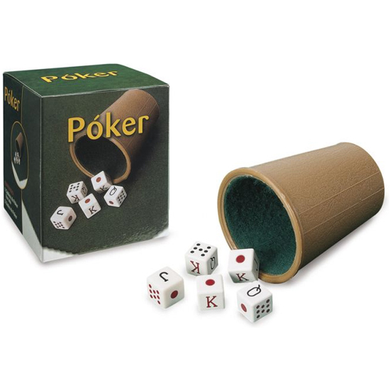 Comprar Cubilete Forrado Dados Poker Casino