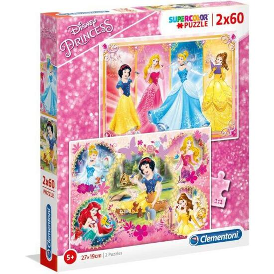 Comprar Puzzle 2x60 Pzas. Princesas Disney