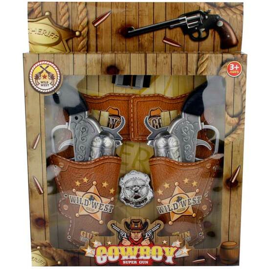 Comprar Cartuchera C/2 Pistolas Cowboy