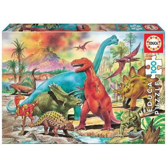 Puzzle 100 Pzas. Dinosaurios
