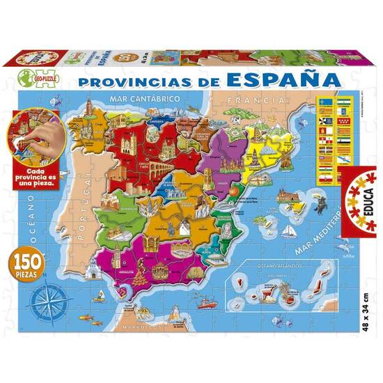 Comprar Puzzle 150 Pzas. Provincias España
