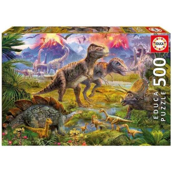 Comprar Puzzle 500 Pzas.encuentro Dinosauri