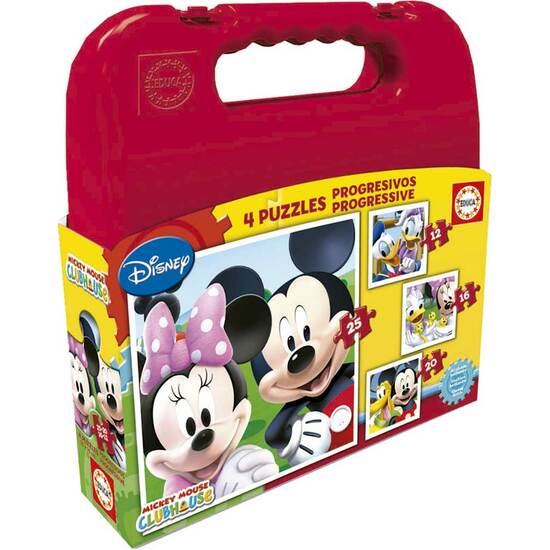 Comprar Maleta 4 Puzzles Progresivos Mickey
