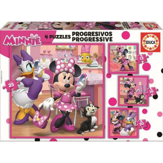 Comprar 4 Puzzles Progresivos Minnie