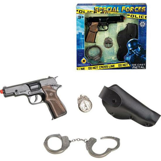 Comprar Set Policia C/pistola 8 Tiros Y Acc