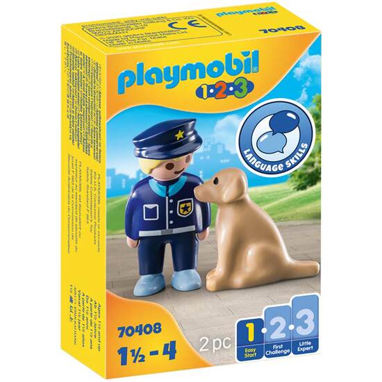 Comprar Policia Con Perro Playmobil 1.2.3