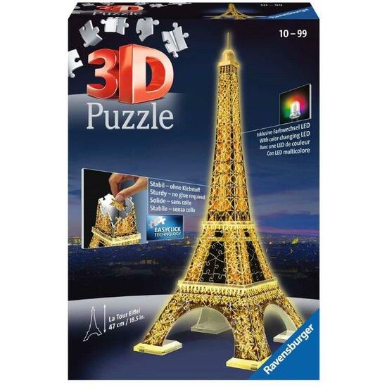 Comprar Puzzle 3d Torre Eiffel 216 Pzas.luz