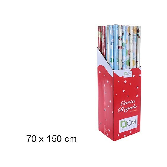 Comprar Papel Regalo Navidad Surtido 70x150cm - 1 Unidad