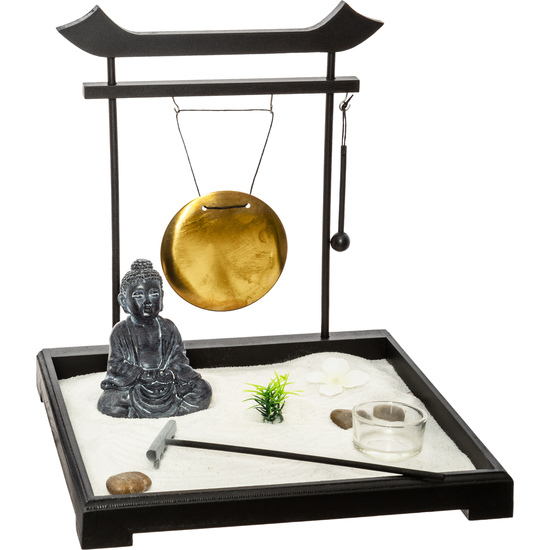 Comprar Jardín Zen: Piedras, 1 Porta Velas, 1 Gong, Arena