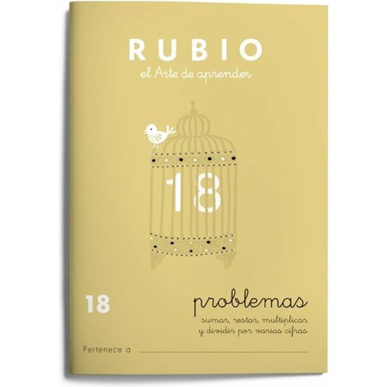 Comprar Cuaderno Rubio Problemas N.18