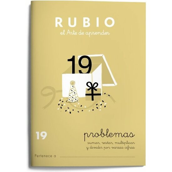 Comprar Cuaderno Rubio Problemas N.19
