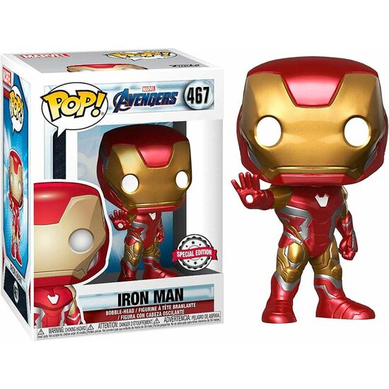 Figura Pop Marvel Avengers Endgame Iron Man Exclusive