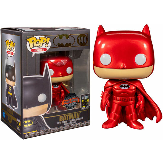 Comprar Figura Pop Dc Comics Batman Red Metallic Exclusive