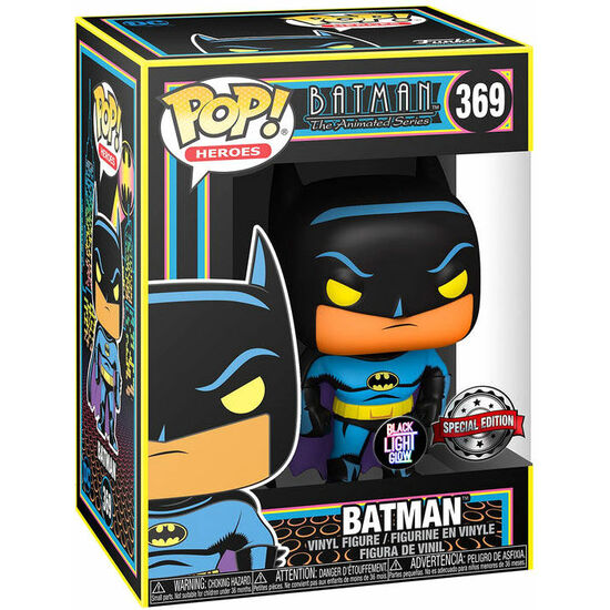 Comprar Figura Pop Dc Comics Batman Black Light Exclusive