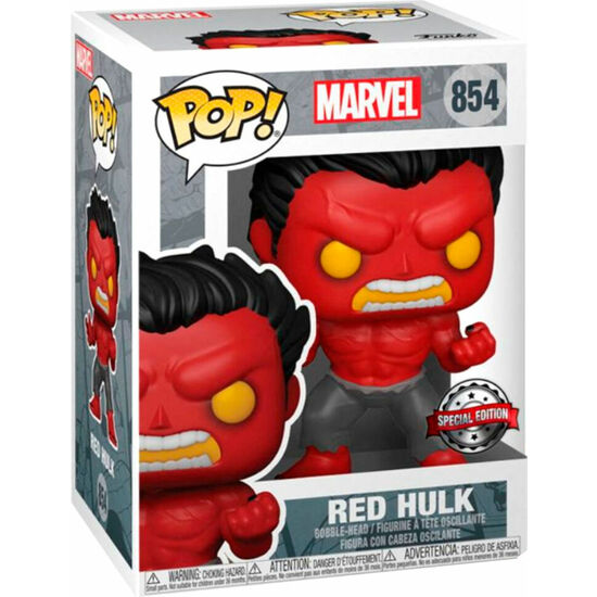Figura Pop Marvel Red Hulk Exclusive