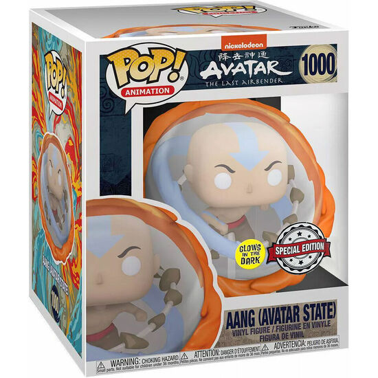 Comprar Figura Pop Avatar Aang All Elements Glow In The Dark Exclusive
