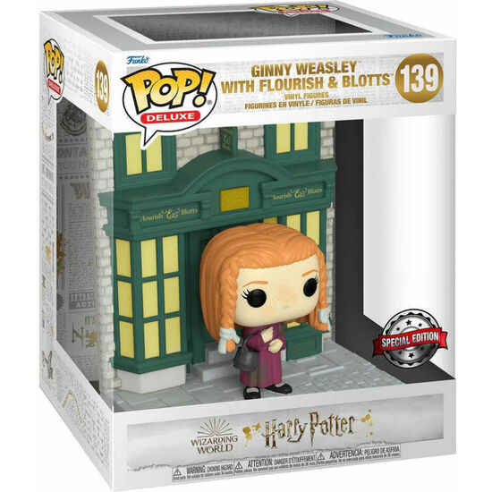 Figura Pop Harry Potter Diagon Alley Ginny Weasley Flourish & Blotts Exclusive