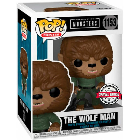 Comprar Figura Pop Universal Monsters The Wolf Man Exclusive